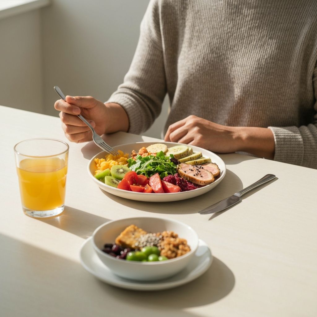 Съзнателно хранене с балансирана храна